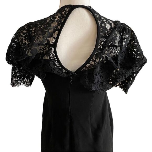 Black Lace Dress Size Medium - Picture 3 of 6